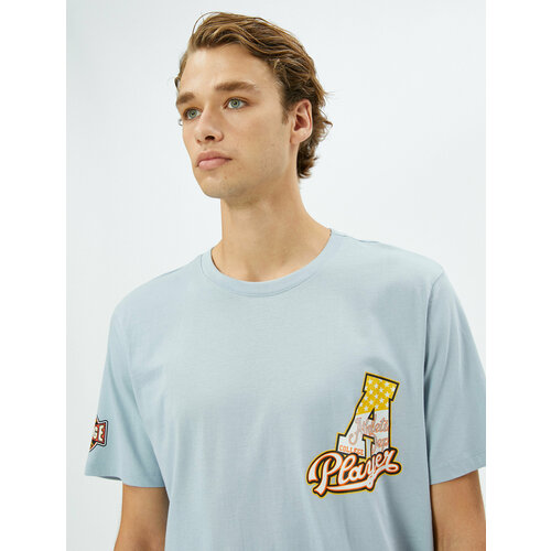 фото Футболка koton, размер xxl, синий