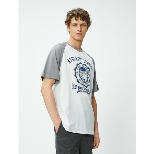 фото Футболка koton, размер m, серый