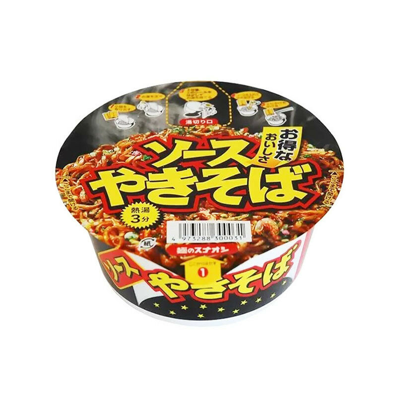 фото Лапша быстрого приготовления Якисоба с овощным соусом Sunaoshi, 86 г