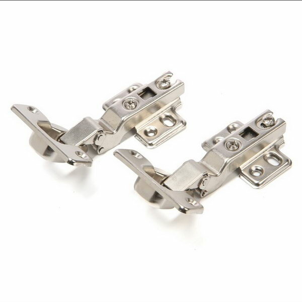 фото Петля мебельная накладная 45 градусов без доводчика, 2 шт.