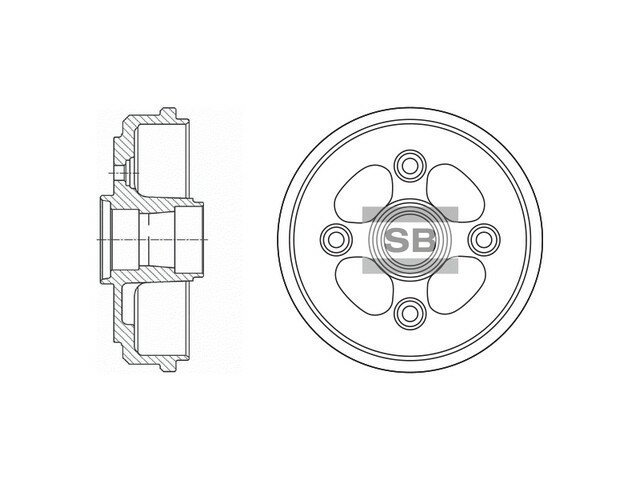 Барабан SANGSIN (HI-Q) тормозной Матиз SD3011