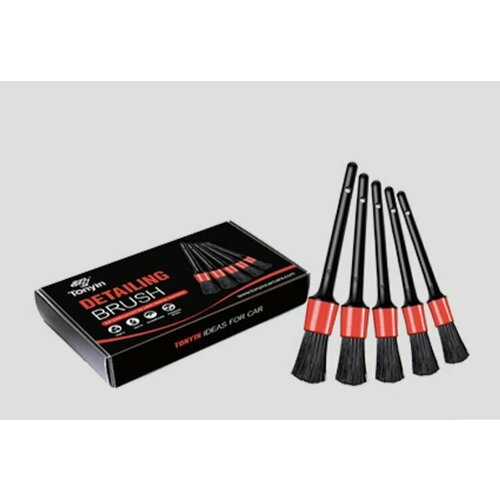 TT08 Кисти для детейлинга авто (набор) 5 в 1 BRUSH KIT 5 IN 1 TONYIN новый инструмент для чистки автомобиля набор щеток для люка для chevrolet cruze trax aveo lova sail epica captiva volt camaro cobalt