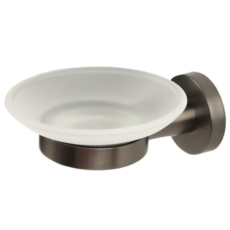 фото Мыльница стекло Gun gray 22585 Raindrops