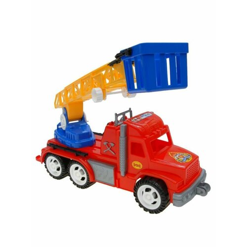 Машинка спецтехника - Пожарная Профи, длина 58 см, красно-синяя, 1 шт. машины funky toys пожарная машина с выдвижной лестницей с краш эффектом