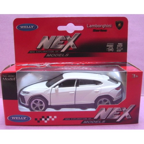 Машинка Welly Lamborghini Urus 1:34-39 белый 43775 машинка welly lamborghini urus 1 34 39 белый 43775