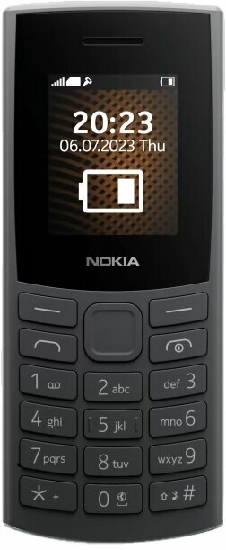 Телефон сотовый Nokia 105 TA-1569 SS Eac Charcoal (1GF019EPA2C03)