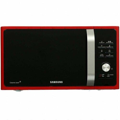 Микроволновая печь Samsung MG23F301TQR красный 2199800₽