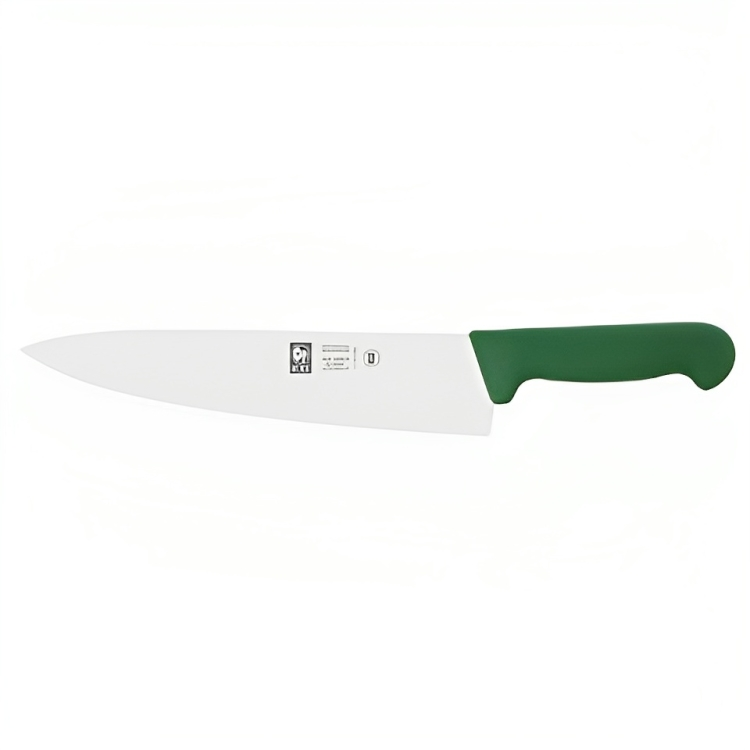 Нож поварской 300-445 мм. Шеф зеленый, узкое лезвие PRACTICA Icel