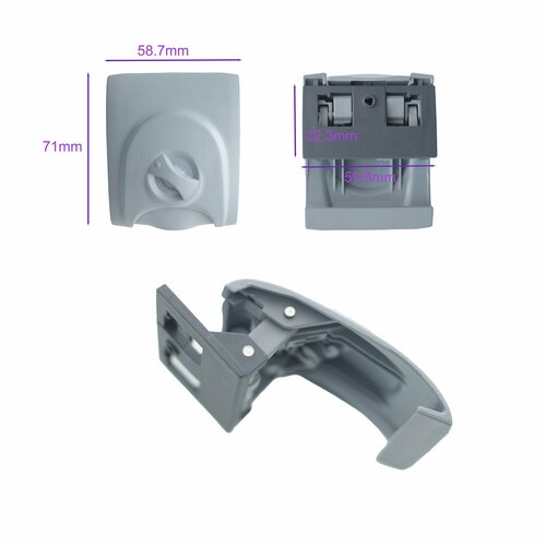 фото Чемодан delsey 85400, 80 л, размер m, серый