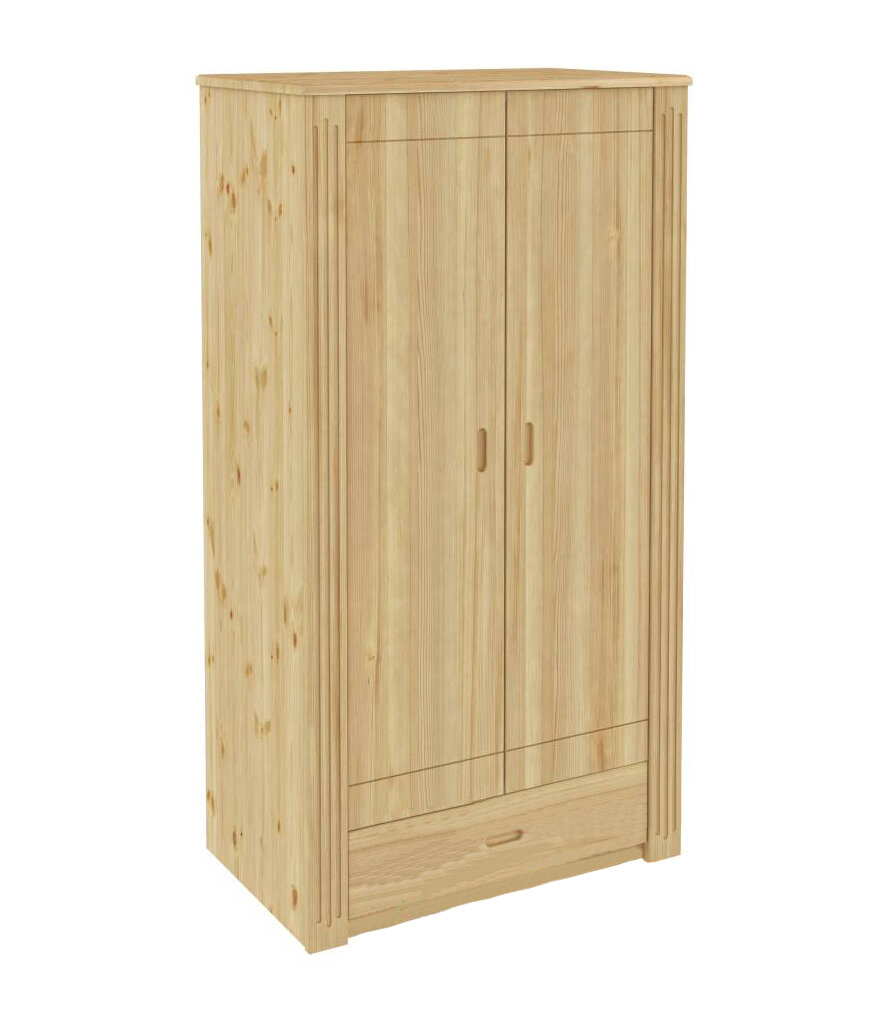 фото Шкаф Pino Rino двухдверный + 1 ящик сосна, без покраски