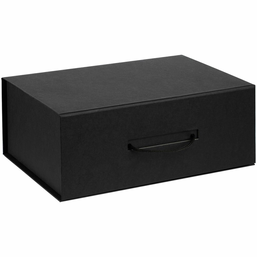 Коробка New Case, черная, 33x21,5x12,5 см; внутренний размер: 31,5х21х12 см, переплетный картон