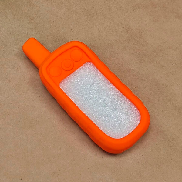 Чехол силиконовый для Garmin Alpha 100 защитный противоскользящий бампер (Оранжевый)