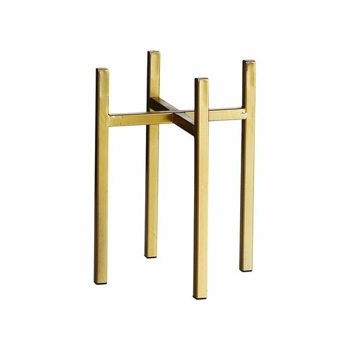 Подставка для кашпо аскот, металл, золотая, 16х25 см, Edelman, Mica 1080113