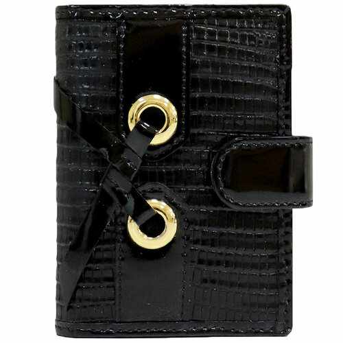 Картхолдер Jimei, лаковая, черный