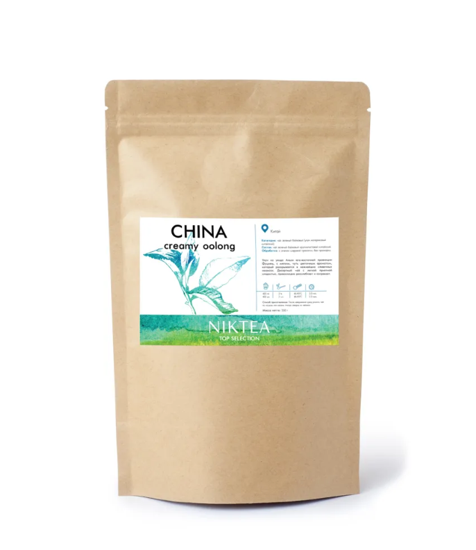 Niktea Creamy Oolong Сливочный Улун чай зеленый, 250 гр