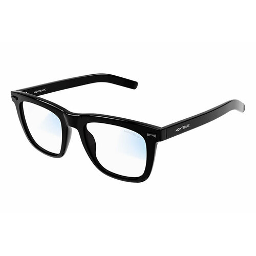 Солнцезащитные очки Montblanc, прямоугольные, оправа: пластик, фотохромные, для мужчин, синий