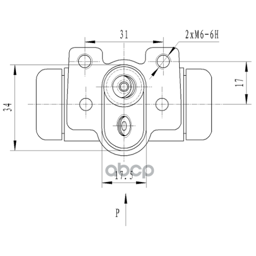 Цилиндр Тормозной Suzuki Jimny 98- Honda 43301S04003; Honda 43301Sh3j01; Honda 43301Sm4a01; Honda 43301Sr3000; Honda 43301Sr3.