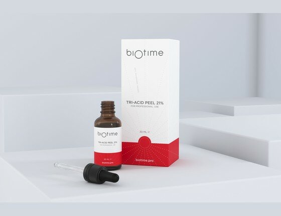 Пилинг с тремя кислотами Biotime TRI-ACID PEEL 21% 30мл