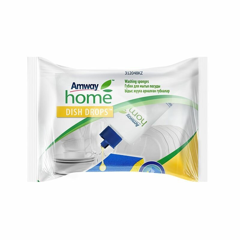 AMWAY DISH DROPS Губки для мытья посуды (набор из 4 штук)