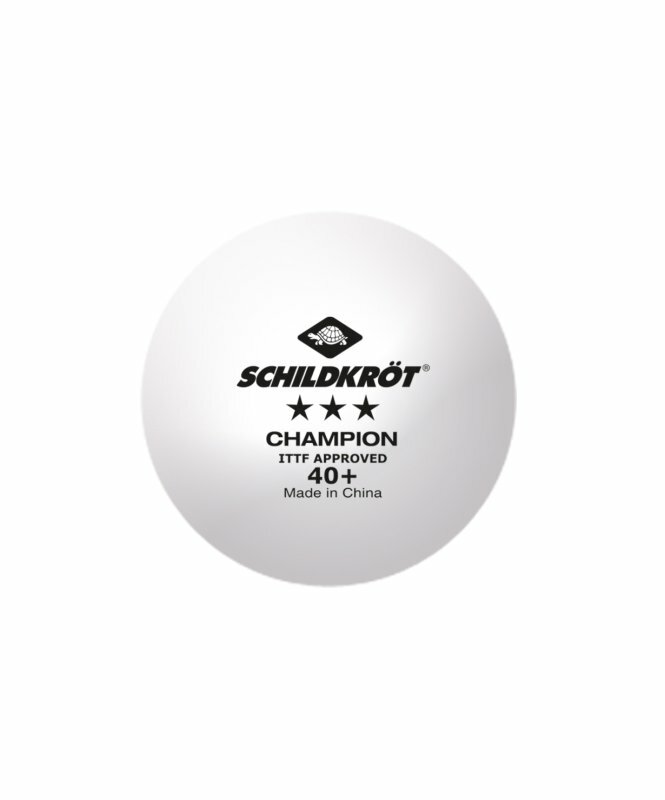 Мяч для настольного тенниса Donic Champion ITTF 3* белый, 3 шт.