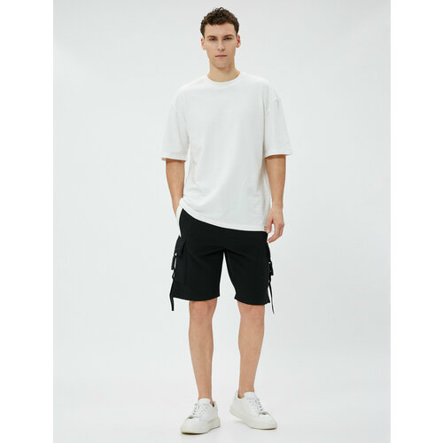 фото Шорты koton, размер 50, черный