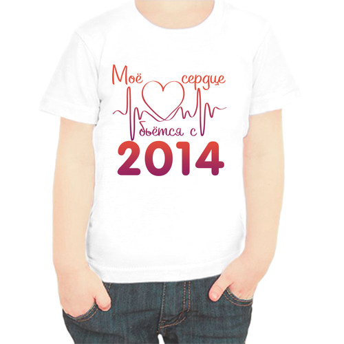 фото Футболка , размер 80, белый нет бренда