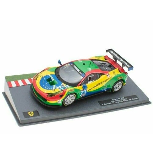 конструктор china bricks zm110 ferrari 488 gt3 scuderia corsa из серии машины спид чемпионс FERRARI 458 Italia GT3 #64 Scuderia Corsa 24h Daytona 2015, масштабная модель автомобиля коллекционная