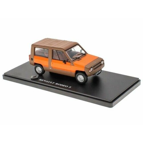 RENAULT Rodeo 5 1982 Orange/Brown, масштабная модель автомобиля коллекционная citroen 2 cv 1978 green orange масштабная модель автомобиля коллекционная