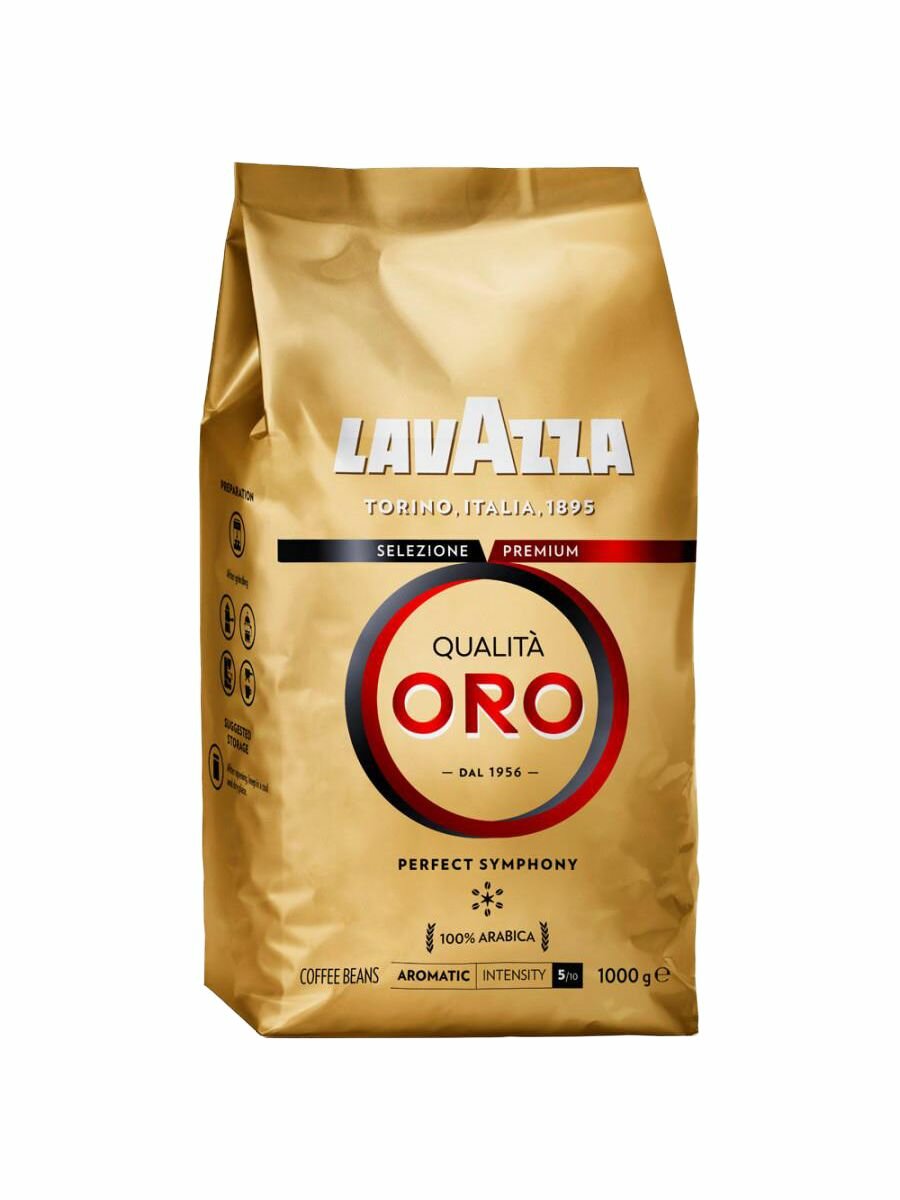 Кофе в зернах Lavazza Qualita Oro, 1 кг