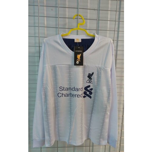 Ливерпуль размер 26 ( на 11-12 лет) форма ( майка + шорты ) футбольного клуба LIVERPOOL ( англия ) с длинными рукавами БЕЛАЯ