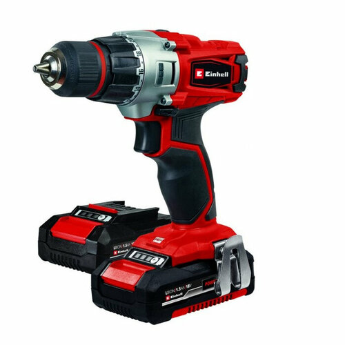Аккумуляторный шуруповерт Einhell PXC TE-CD 18 2 аккумулятора и зарядное устройство в комплекте 1203700₽
