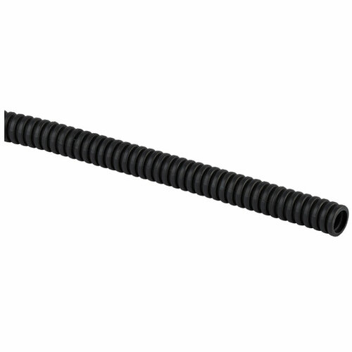 фото Труба гофрированная пнд эра d16мм с зондом легкая 100м черная