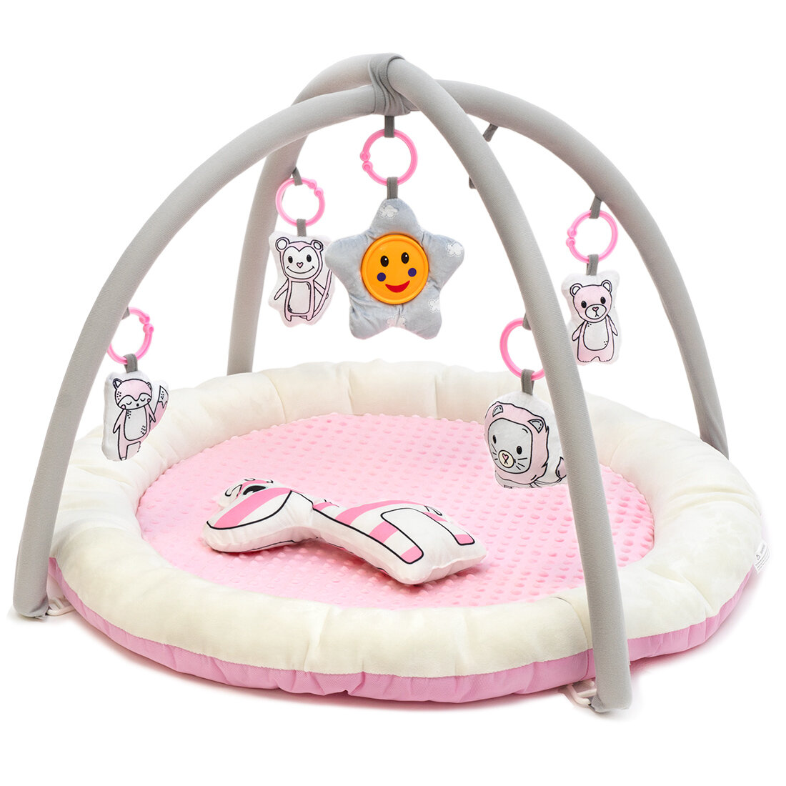 Коврик с игрушками, музыкой Funkids "Round Comfy Gym", CC9020