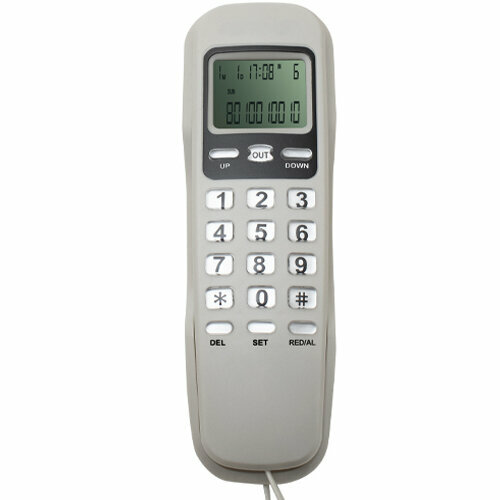 Телефон проводной Ritmix RT-010 белый телефонный аппарат