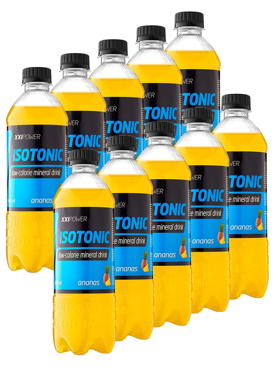XXI Power, напиток Isotonic, 10х0,5 л (ананас) — фото 1