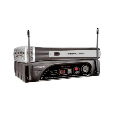 PASGAO PAW430 PAH172 584-607MHz - радиосистема с ручным микрофоном 16 каналов Diversity ИК порт 1484800₽