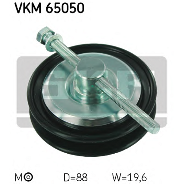 SKF VKM65050 (0381907 / 0487KB7T / 66396) ролик приводного ремня mitsubishi: l 200 2.5 di-d / 2.5 di-d 4x4 / 2.5 did rwd 05-
