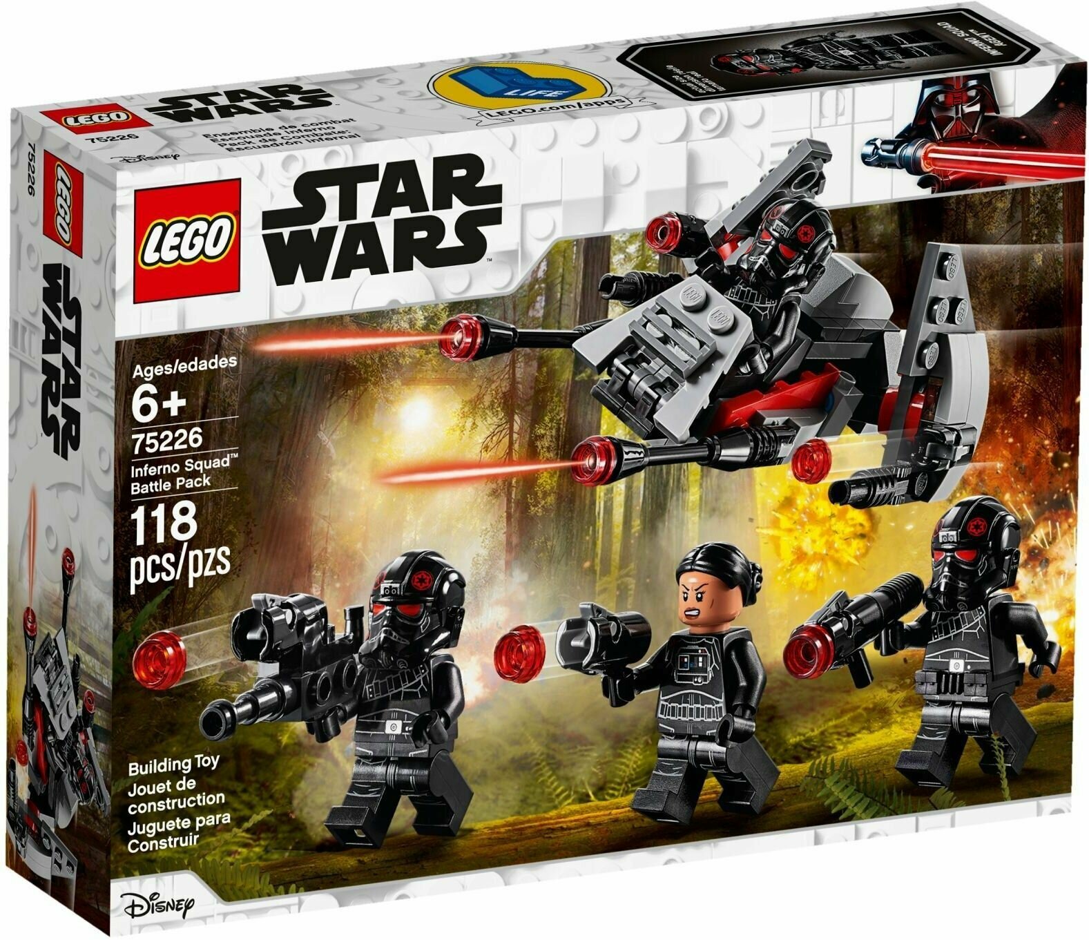 Конструктор LEGO Star Wars 75226 Боевой набор отряда Инферно