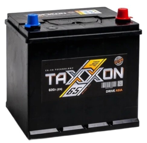 Аккумулятор автомобильный Taxxon Drive Asia 65 А/ч 600 А обр. пол. 75D23L Азия авто (230x173x220) с бортиком