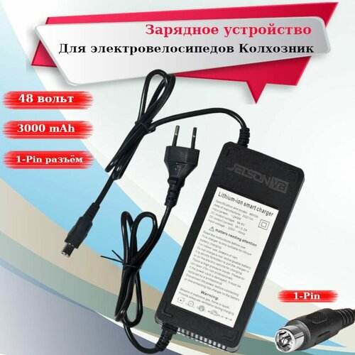 Зарядное устройство 48V 3A для электровелосипедов колхозник и фетбайков 1 Pin 199000₽