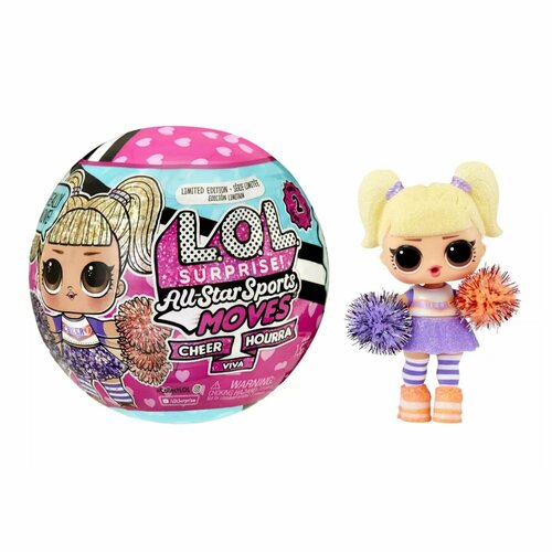 Игрушка LOL Surprise All Star Sport Cheer в непрозрачной упаковке (Сюрприз) 593294EUC lol surprise tweens кукла marylin star серия 3