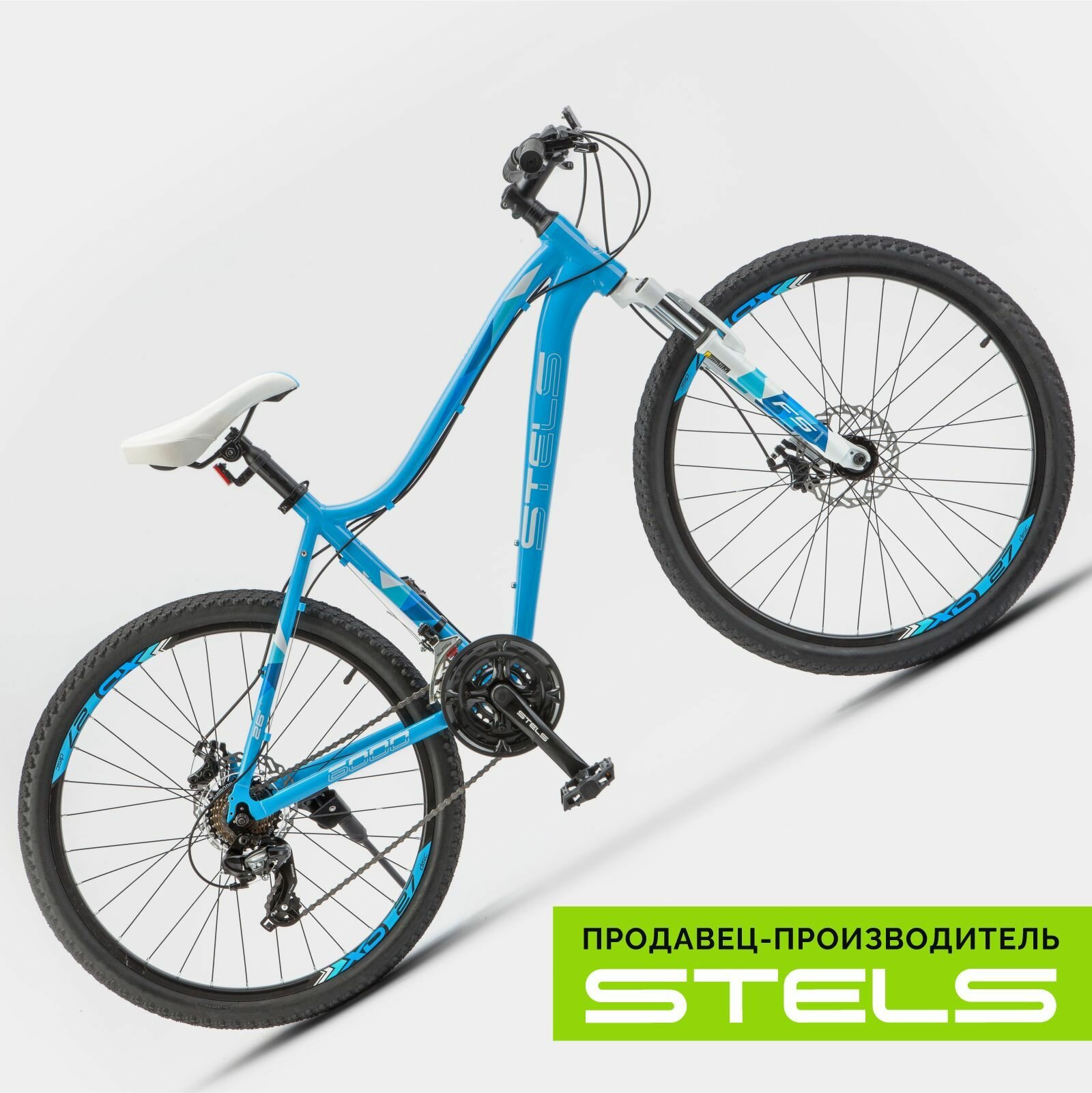 Велосипед горный Miss-6000 MD 26" V010, 17" Голубой, рама 17