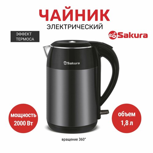 Чайник электрический Sakura 18л дисковый металлический 246700₽