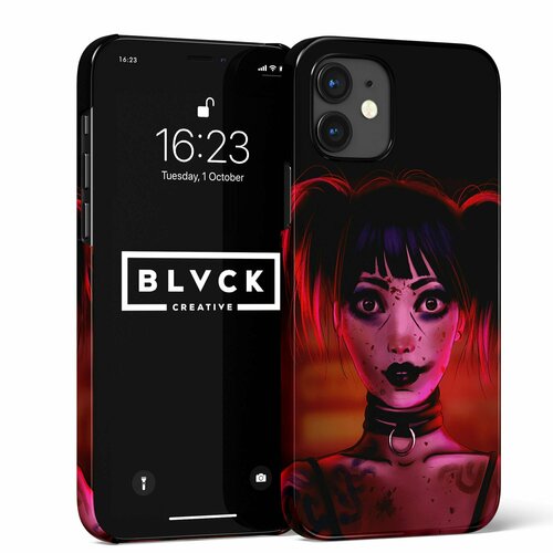 Чехол для IPhone 12 с рисунком Love Death and Robots / Накладка с принтом Любовь Смерть Роботы