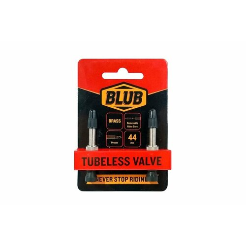 фото Ниппель бескамерный blub tubeless valves, 2 шт.