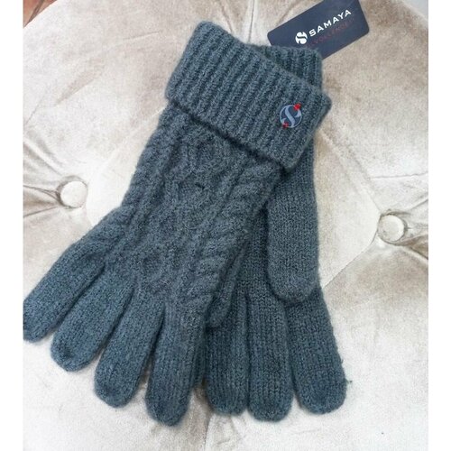 фото Перчатки , размер 8, серый италия