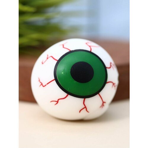 Игрушка антистресс, мялка Squeeze eye green