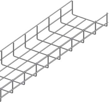 LANMASTER Лоток проволочный 50х300мм, Ф3.8мм, оцинкованный, 3 метра LAN-MT50x300-3.8EZ