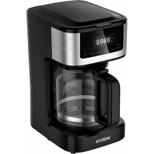 Кофеварка капельная Hyundai HYD-1212 1050Вт черныйсеребристый 3770₽