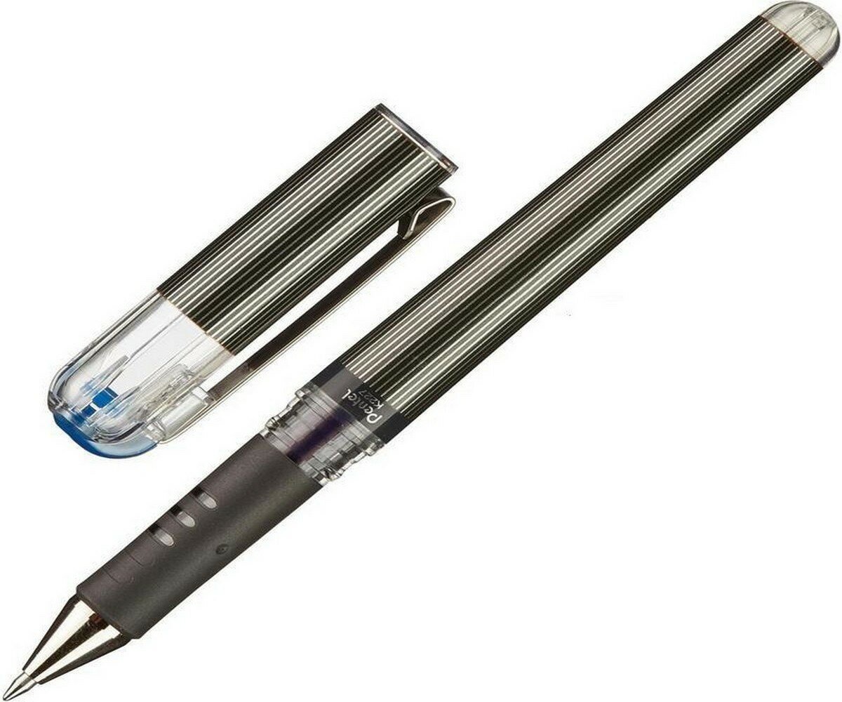 Ручка гелевая PENTEL гелевая черный 0.25 мм - фото №15